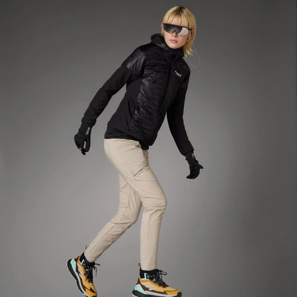 ADIDAS TERREX XPERIOR VARILITE HYBRID INSULATED FRONT LIGHT BREATHABLE JACKET - Picture 3 of 13